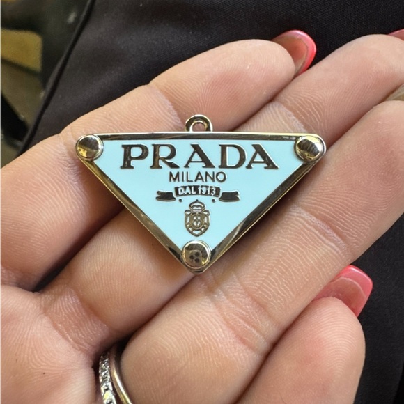 Blue Triangle Pendant - Picture 2 of 3